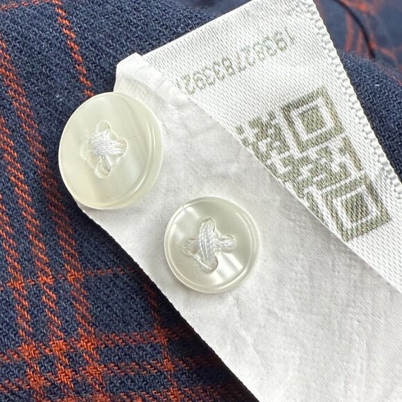 EUC Men's BONOBOS Slim Everyday Lightweight Flannel Shirt Plaid | Size M Short - Picture 8 of 8